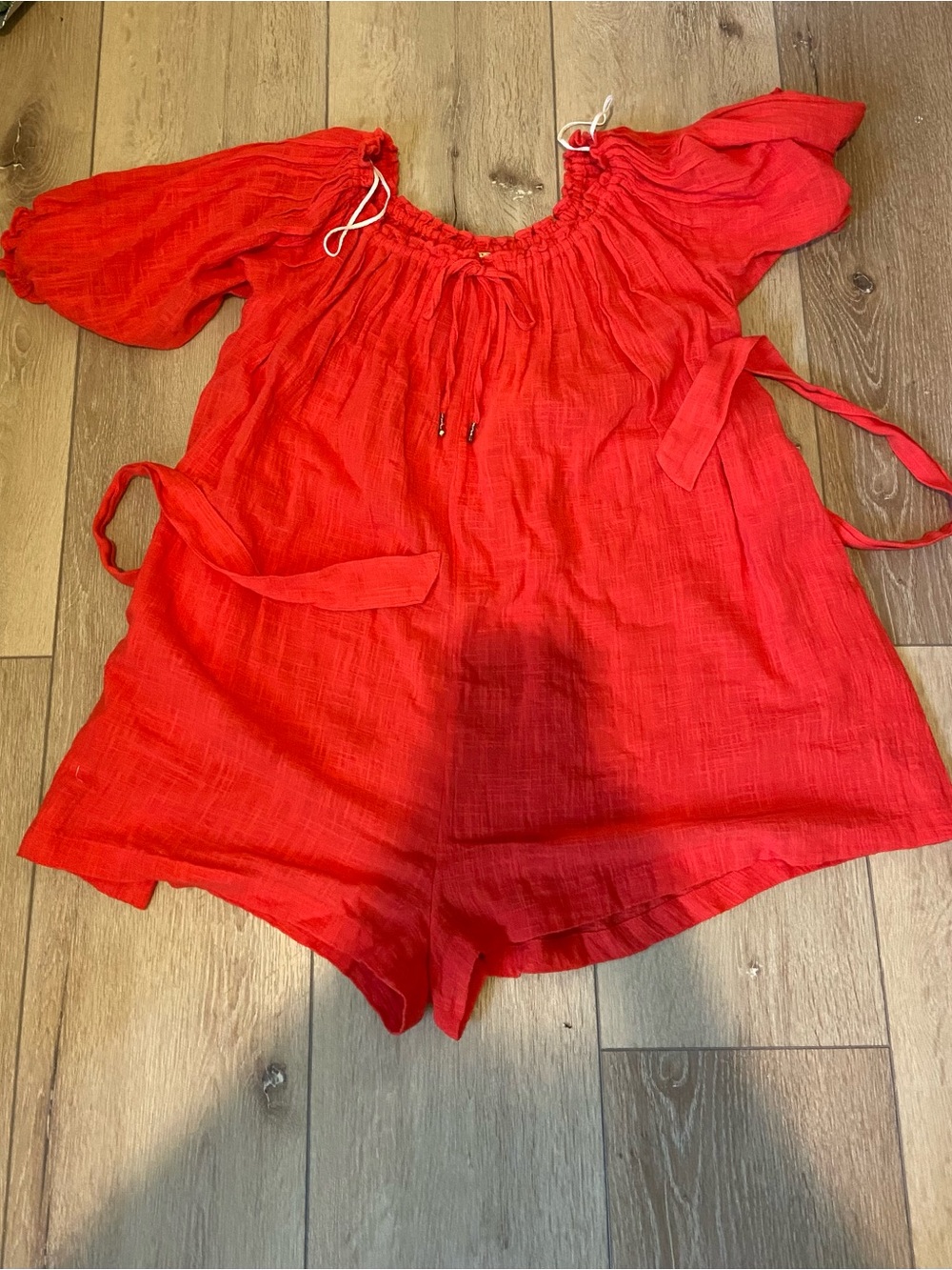 Free People Off Shoulder Romper SZ S
